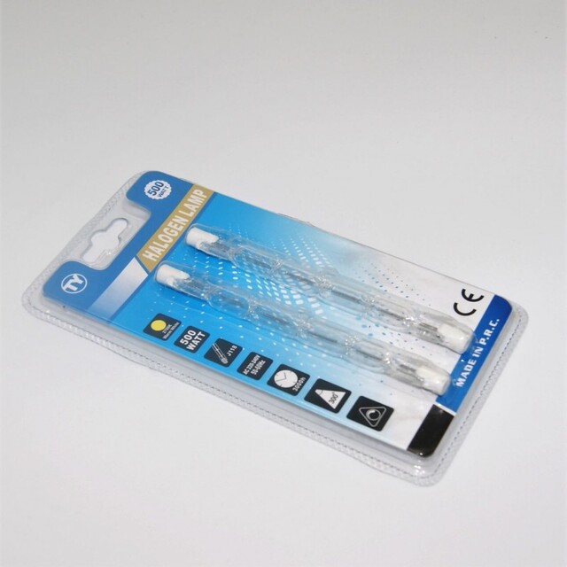 DIMMER ΛΑΜΠΑ ΑΛΟΓΟΝΟΥ ΓΙΑ ΠΡΟΒΟΛΕΑ 2τμχ  J118 500W 2700K LI-LA-6545