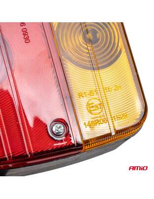 Amio – Φανάρια Τρέιλερ Μαγνητικά 12V με 7-PIN ISO & Ανακλαστικά Τρίγωνα για Ασφαλή Σήμανση & Ορατότητα – 2 Τεμ. (02095/AM)