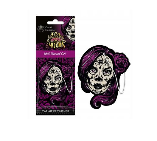 Amio - ΑΡΩΜΑΤΙΚΟ ΚΡΕΜΑΣΤΟ AROMA CAR MUERTOS VIOLET GIRL SPICY DELIGHT - 1 TEM. (A10378/AM)