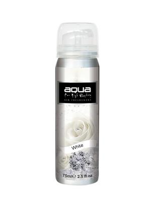 Aqua - ΑΡΩΜΑΤΙΚΟ ΑΥΤΟΚΙΝΗΤΟΥ ΣΕ ΣΠΡΕΙ (SPRAY) ΜΕ ΑΡΩΜΑ WHITE MUSK FLOWERS SERIES 75ml AQUA - 1 TEM. (10-205/AQ)