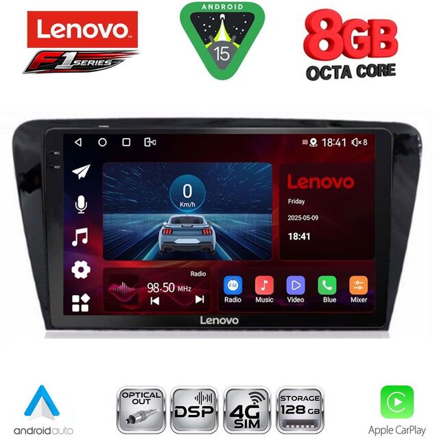 LENOVO SSR 10597_CPA (10inc) MULTIMEDIA TABLET for SKODA OCTAVIA 7 mod. 2013-2021