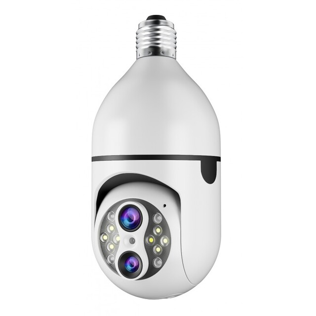 JORTAN ΚΑΜΕΡΑ WI-FI ΠΕΡΙΣΤΡΕΦΟΜΕΝΗ ΜΕ ΝΤΟΥΙ Ε27 JT-8177-2HP