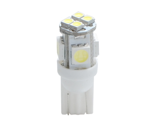 W5W 12V T10 W2,1x9,5d LED 4xSMD5050+4xSMD3528 ΛΕΥΚΟ (ΚΑΡΦΩΤΟ ΑΚΑΛΥΚΟ) 1ΤΕΜ.