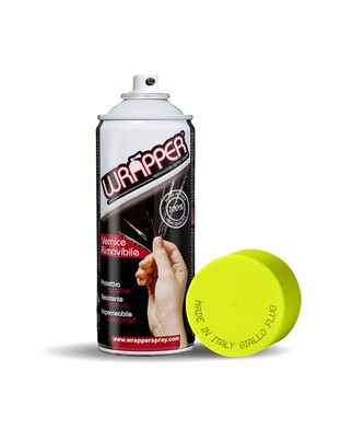 ΠΡΟΣΤΑΤΕΥΤΙΚΟ ΦΙΛΜ ΣΕ ΣΠΡΕΙ WRAPPER NEON YELLOW 400 ml (ΚΙΤΡΙΝΟ ΦΩΣΦΟΡΙΖΕ ΧΡΩΜΑ)
