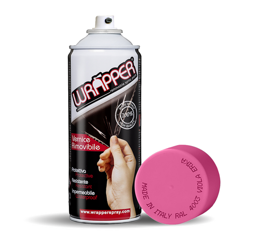 ΦΙΛΜ ΣΕ ΣΠΡΕΥ WRAPPER RAL COLOURS ΡΟΖ ΦΟΥΞΙΑ 400ml – 1 ΤΕΜ.