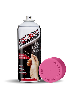 ΦΙΛΜ ΣΕ ΣΠΡΕΥ WRAPPER RAL COLOURS ΡΟΖ ΦΟΥΞΙΑ 400ml – 1 ΤΕΜ.