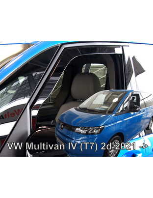 ΑΝΕΜΟΘΡΑΥΣΤΕΣ ΓΙΑ VW MULTIVAN T7 2D 2021+ ΖΕΥΓΑΡΙ ΑΠΟ ΕΥΚΑΜΠΤΟ ΦΙΜΕ ΠΛΑΣΤΙΚΟ HEKO - 2 ΤΕΜ.