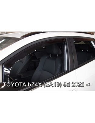 ΑΝΕΜΟΘΡΑΥΣΤΕΣ ΓΙΑ TOYOTA BZ4X (EA10) 5D 2022+ ΣΕΤ ΑΥΤΟΚΙΝΗΤΟΥ ΑΠΟ ΕΥΚΑΜΠΤΟ ΦΙΜΕ ΠΛΑΣΤΙΚΟ HEKO - 4 ΤΕΜ.