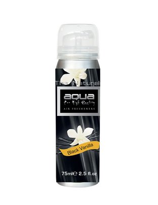 Aqua - ΑΡΩΜΑΤΙΚΟ ΑΥΤΟΚΙΝΗΤΟΥ ΣΕ ΣΠΡΕΙ (SPRAY) ΜΕ ΑΡΩΜΑ BLACK VANILLA FLOWERS SERIES 75ml AQUA - 1 TEM. (10-791/AQ)