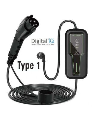 DIQ EV PRL 21635 US (PORTABLE EV CHARGER TYPE 2 PEVC16A01 - 16A - 3.5kW for TYPE1 US)