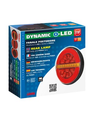 ΦΩΣ ΠΙΣΩ ΔΕΞΙ 12/24V DYNAMIC-O 140 mm ΜΕ 29 LED 3 ΧΡΗΣΕΙΣ ΘΕΣΕΩΣ/ΦΛΑΣ/STOP (ΚΟΚΚΙΝΟ/ΠΟΡΤΟΚΑΛΙ) - 1 ΤΕΜ.