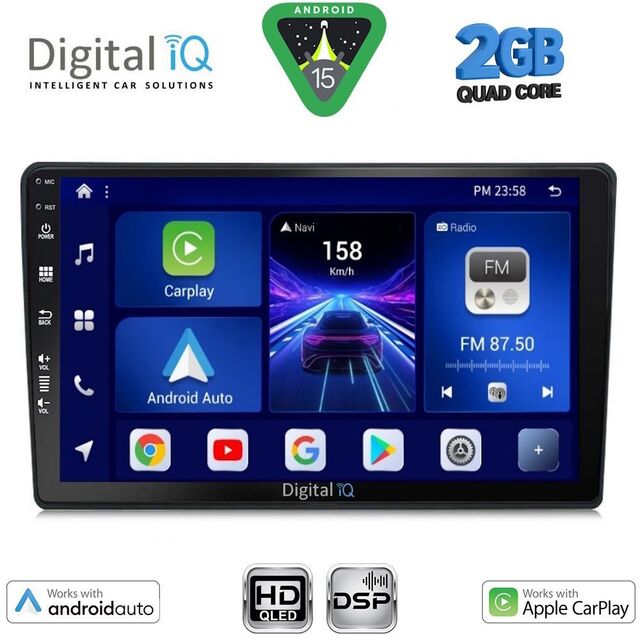 DIGITAL IQ BXC 3735_CPAA DASH (9inc) MULTIMEDIA TABLET for TOYOTA YARIS mod. 1999-2006