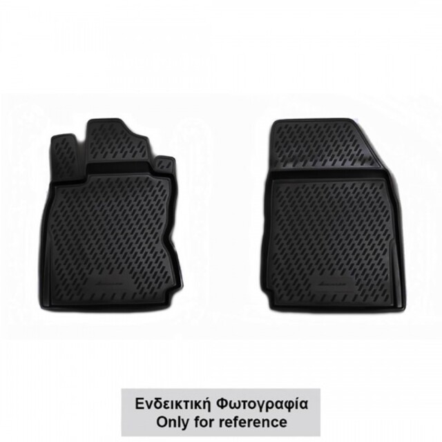 ΠΑΤΑΚΙΑ ΣΕ ΣΚΑΦΗ TPE ΛΑΣΤΙΧΟ ΓΙΑ VW CADDY 2D 2021+   ΣΕ ΜΑΥΡΟ ΧΡΩΜΑ NOVLINE - 2 ΤΕΜ.