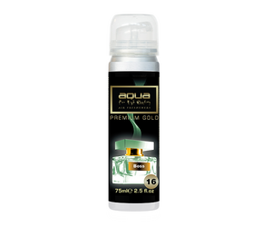 Aqua - ΑΡΩΜΑΤΙΚΟ ΑΥΤΟΚΙΝΗΤΟΥ ΣΕ ΣΠΡΕΙ (SPRAY) ΜΕ ΑΡΩΜΑ BOSS PREMIUM GOLD SERIES 75ml AQUA - 1 TEM. (10-891/AQ)