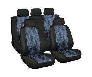 Lampa - ΚΑΛΥΜΜΑΤΑ ΚΑΘΙΣΜΑΤΩΝ CAMO NAVY FASHION-TREND SERIES ΠΑΡΑΛΛΑΓΗΣ ΣΕΤ - 9 τεμ. (L5467.2)