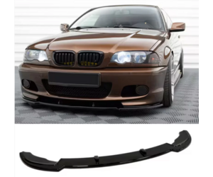 Lip spoiler μαύρο πλαστικό γυαλιστερό - Bmw E46 M pack 99-05