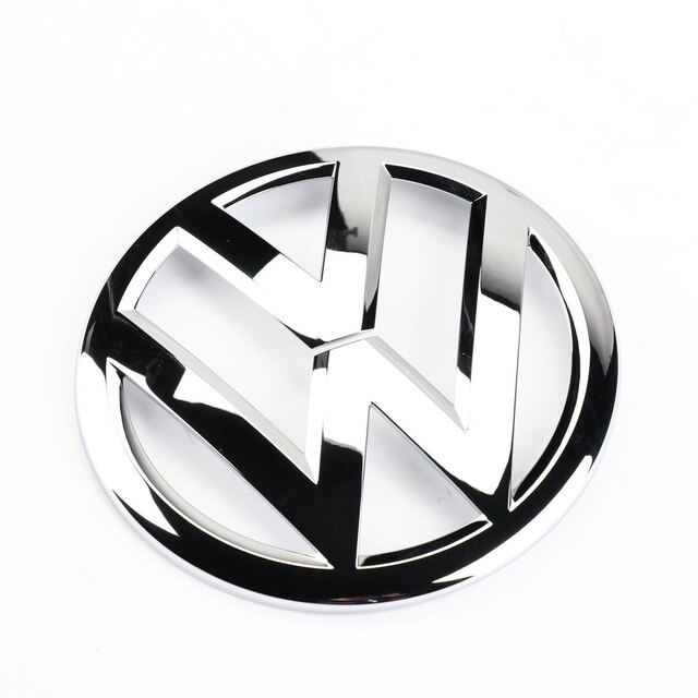 Σήμα πλαστικό χρωμίου αυτοκόλλητο 10,5cm - Vw