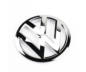 Σήμα πλαστικό χρωμίου αυτοκόλλητο 10,5cm - Vw