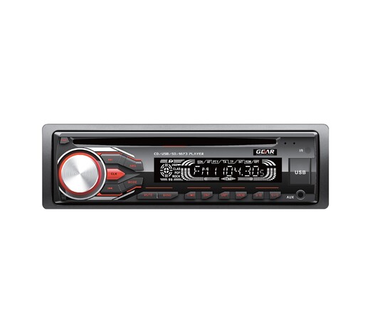 ΡΑΔΙΟ GEAR GR-3251 CD/FM/USB/SD/MP3 4x60W GEAR ΜΕ REMOTE CONTROL (ΚΟΚΚΙΝΟΣ ΦΩΤΙΣΜΟΣ)