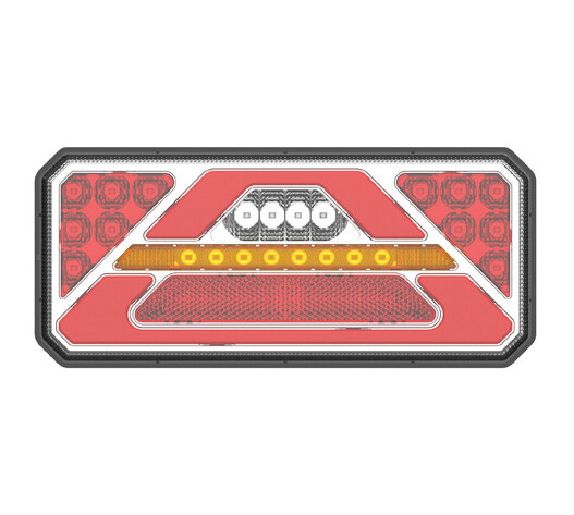 Amio - ΦΑΝΑΡΙ ΠΙΣΙΝΟ ΔΕΞΙ RCL-02-R 10-30V LED 236x104x40mm ΜΕ ΚΑΛΩΔΙΟ 1ΤΕΜ (02365/AM)
