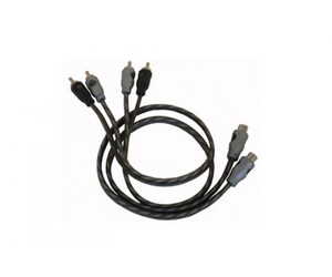 RCA Y Adaptor slim signal cable twisted technology 1F-2M, 2x0.3m Necom SI-E2Y ΖΕΥΓΟΣ