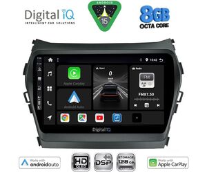 DIGITAL IQ BXF 18238_CPAA (9inc) MULTIMEDIA TABLET for HYUNDAI IX45 - SANTA FE mod. 2013-2017