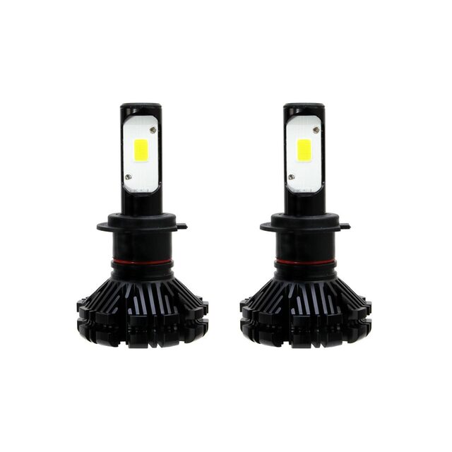 Amio - Σετ Λαμπτήρων Αυτοκινήτου CX SERIES τεχνολογίας LED τύπου H7 βάση PX26d τάση λειτουργίας 6-18V απόδοσης 30W χρώμα 6000K για Επιβατικά Αυτοκίνητα και Μοτοσυκλέτες - 2 τεμ. (01074/AM)