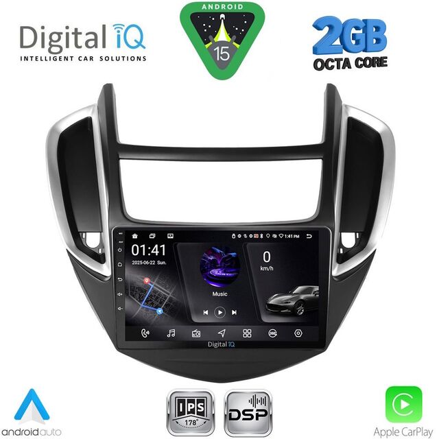 DIGITAL IQ RSF 4080_CPA (9inc) MULTIMEDIA TABLET for CHEVROLET TRAX mod. 2014-2022