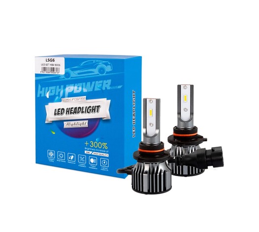 HΒ4 9006 12>24V 6.500K 5.000lm 50W CSP1860 LED LSG SERIES +300% KIT M-TECH - 2 ΤΕΜ.