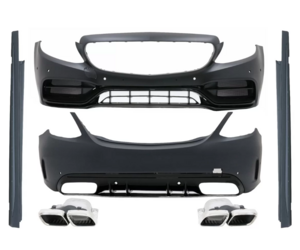 Body kit αμαξώματος κατάλληλο για Mercedes C-Class W205 Sedan (2014-2020) C63s Edition 1 Design