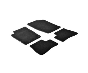 ΠΑΤΑΚΙΑ EXECUTIVE ΜΟΚΕΤΑ ΓΙΑ PEUGEOT 206 3D / 5D 09/1998-02/2009 / PEUGEOT 206 SW 09/2002-06/2007 / PEUGEOT 206 Plus 2009-2013 ΣΕ ΜΑΥΡΟ ΧΡΩΜΑ ME ΚΟΥΜΠΩΜΑΤΑ LAMPA - 4 ΤΕΜ.