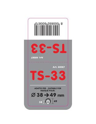 ΑΚΡΟ ΕΞΑΤΜΙΣΗΣ TS-33 Φ 38-49mm - ΓΩΝΙΑ