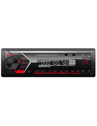 ΡΑΔΙΟ GEAR GR-750BT FM/USB/SD/MP3/BLUETHOOTH 4x45W GEAR (ΚΟΚΚΙΝΟΣ ΦΩΤΙΣΜΟΣ)