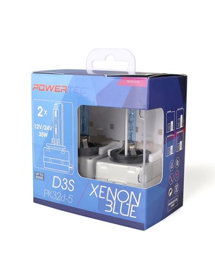 D3S 12V 35W PK32d-5 6.500K POWERTEC XENON BLUE 2ΤΕΜ. M-TECH