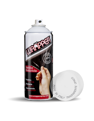 ΦΙΛΜ ΣΕ ΣΠΡΕΥ WRAPPER CLEAR ΛΕΥΚΟ 400ml – 1 ΤΕΜ.