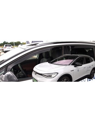 ΑΝΕΜΟΘΡΑΥΣΤΕΣ ΓΙΑ VW ID.4 5D 2020+ -  ΑΥΤΟΚΙΝΗΤΟΥ ΑΠΟ ΕΥΚΑΜΠΤΟ ΦΙΜΕ ΠΛΑΣΤΙΚΟ HEKO - 2 ΤΕΜ.