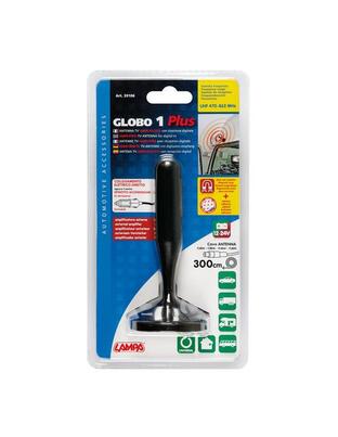 Κεραία GLOBO 1 12V/24V 130mm για ψηφιακή TV 300cm Καλώδιο
