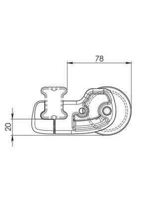 ROLLER ΓΙΑ ΜΠΑΡΕΣ ΜΑΥΡΕΣ Κ-7 L=96CM