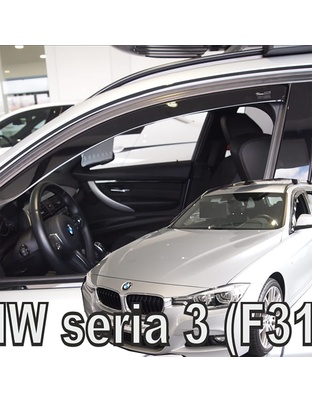 ΑΝΕΜΟΘΡΑΥΣΤΕΣ ΓΙΑ BMW ΣΕΙΡΑ 3 F30/F31 4D/5D 2012-2018 ΖΕΥΓΑΡΙ ΑΠΟ ΕΥΚΑΜΠΤΟ ΦΙΜΕ ΠΛΑΣΤΙΚΟ HEKO - 2 ΤΕΜ.