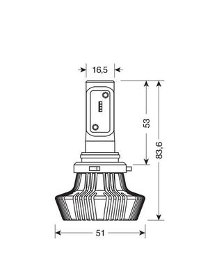 H10 10-30V 6.500K 4.000lm 25W PY20d HALO LED 8LED ZES CHIPS 1ΤΕΜ.