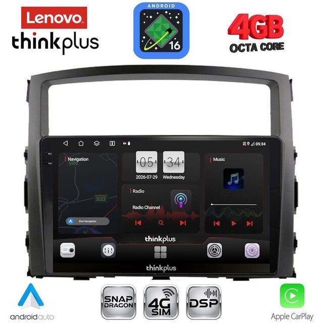 LENOVO LTG 7446_CPA (9inc) MULTIMEDIA TABLET for MITSUBISHI PAJERO mod. 2006-2013