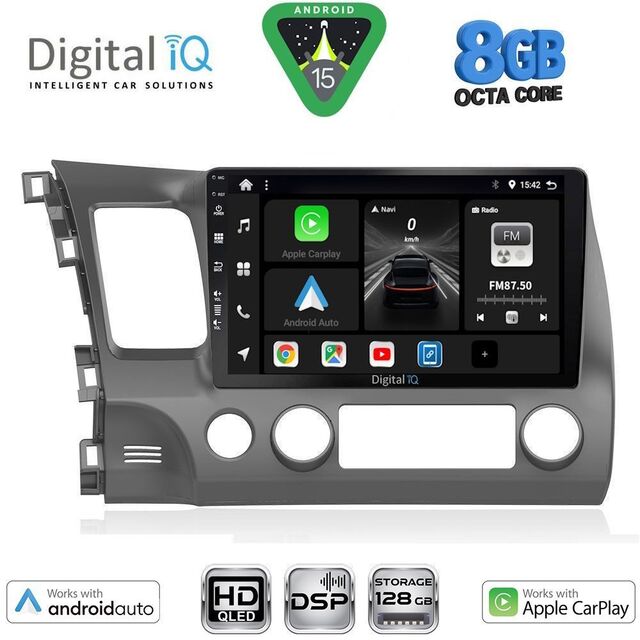 DIGITAL IQ BXF 18188_CPAA (10inc) MULTIMEDIA TABLET for HONDA CIVIC 4D mod. 2006-2012