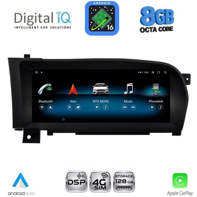 DIGITAL IQ TPG 16968_CPA (10.3'') MULTIMEDIA SYSTEM for MERCEDES S (W221) mod. 2010-2013 (NTG 3.5)