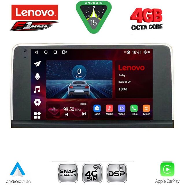 LENOVO SSQ 9061_CPA (9inc) (CIC) MULTIMEDIA TABLET for BMW X5 (E70) – X6 (E71) mod. 2009-2013