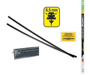 ΛΑΣΤΙΧΑ ΥΑΛΟΚΑΘΑΡΙΣΤΗΡΩΝ 61cmX6,5mm BLADE-X  ΜΕ ΕΠΙΚΑΛΥΨΗ PTFE ΧΩΡΙΣ ΛΑΜΑΚΙΑ ΣΕ ΠΛΑΣΤΙΚΗ BLISTER ΣΥΣΚΕΥΑΣΙΑ