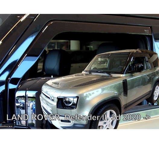 ΑΝΕΜΟΘΡΑΥΣΤΕΣ ΓΙΑ LAND ROVER DEFENDER 5D 2020+  ΣΕΤ ΑΥΤΟΚΙΝΗΤΟΥ ΑΠΟ ΕΥΚΑΜΠΤΟ ΦΙΜΕ ΠΛΑΣΤΙΚΟ HEKO - 4 ΤΕΜ.
