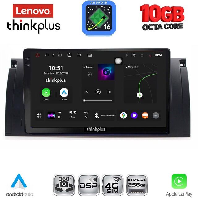 LENOVO LTM 11045_CPA (9inc) MULTIMEDIA TABLET for BMW Series 5 (E39) mod. 1997-2005 | X5 (E53) mod. 1999-2006