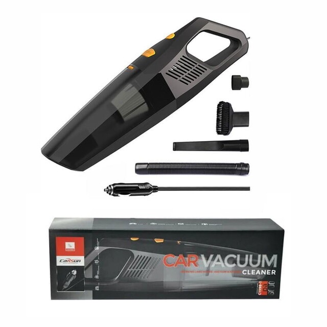 CARSUN ΣΚΟΥΠΑΚΙ ΑΥΤΟΚΙΝΗΤΟΥ ΣΤΕΡΕΩΝ 120W & ΚΑΛΩΔΙΟ ΑΝΑΠΤΗΡΑ ΑΥΤΟΚΙΝΗΤΟΥ C1398-1