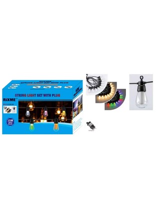 RIXME ΓΙΡΛΑΝΤΑ ΠΡΙΖΑΣ 15m 16 ΛΑΜΠΤΗΡΕΣ RGB & ΚΙΤΡΙΝΟ ΧΡΩΜΑ RZ-5318