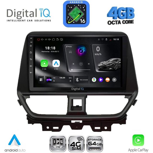 DIGITAL IQ RTG 6673_CPA (9inc) MULTIMEDIA TABLET for SUZUKI BALENO mod. 2022-2026